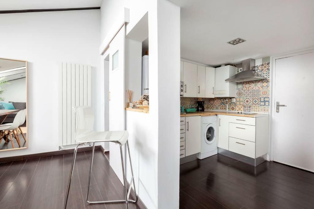 Modern Top Floor Loft At Malasana'S Heart Madrid Ngoại thất bức ảnh